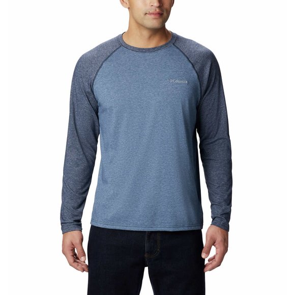 Columbia Men's Long Sleeve Raglan Tee - Picture 1 of 2